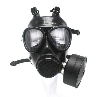 Police Army Military Professional Anti Riot Protective Face Cover Gas Mask With Filter