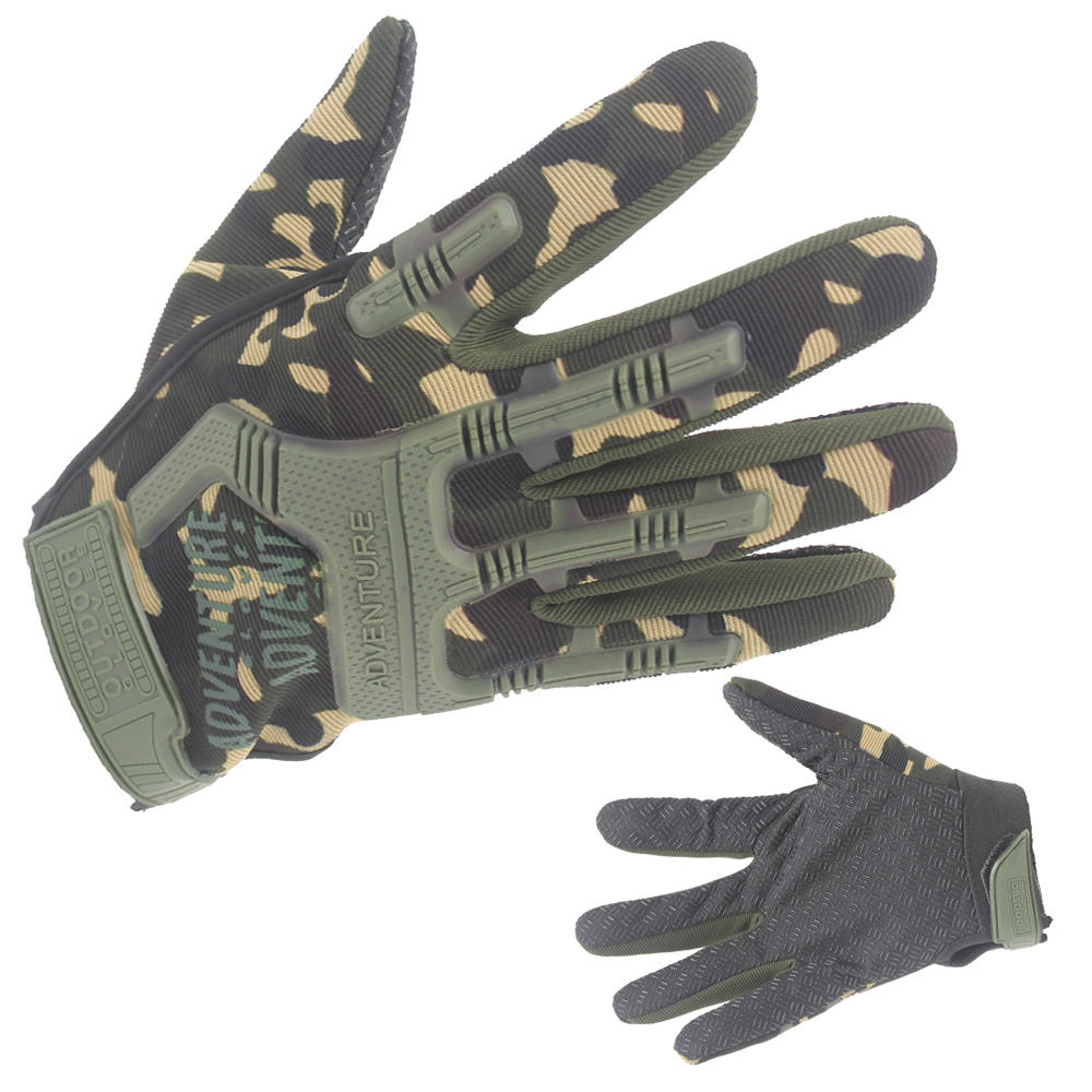 Custom Camouflage Tactical Gloves Super Fiber Wholesaler