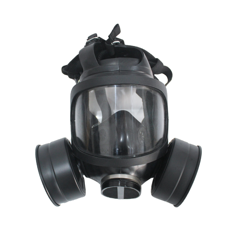 Wide-field gas mask, military police use gas mask, chemical full face gas mask